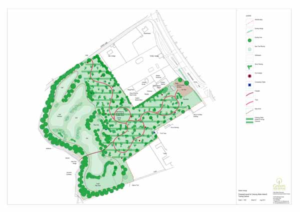 conversion of golf course to campsite